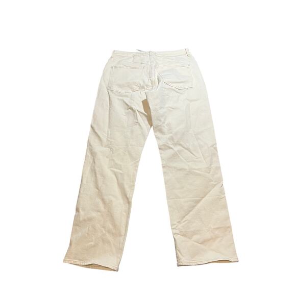 NEW Madewell‎ The Curvy '90s Straight Jean White Womens Size 32 Denim Pants - Picture 7 of 10